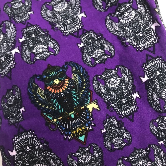LuLaRoe Owl One Size Leggings - Picture 2 of 2